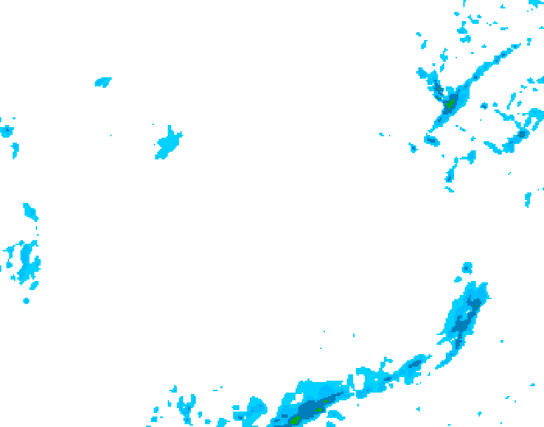 GDPS precipitation 120 hour forecast chart for Canada based on 2026/01/19 1200Z data