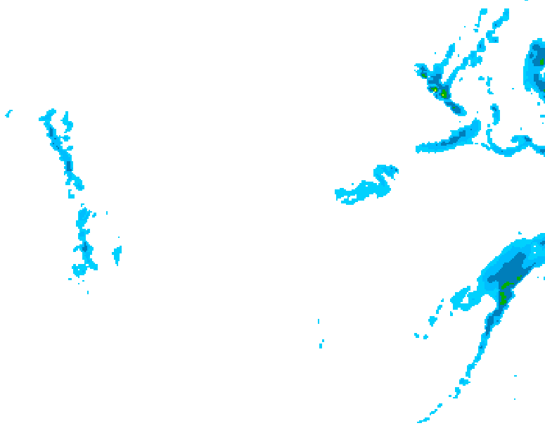 GDPS precipitation 156 hour forecast chart for Canada based on 2026/01/19 1200Z data