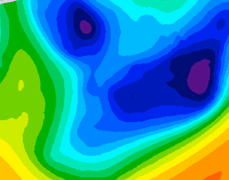 GDPS 500 millibar geopotential height 120 hour forecast chart for Canada based on 2026/01/20 0000Z data