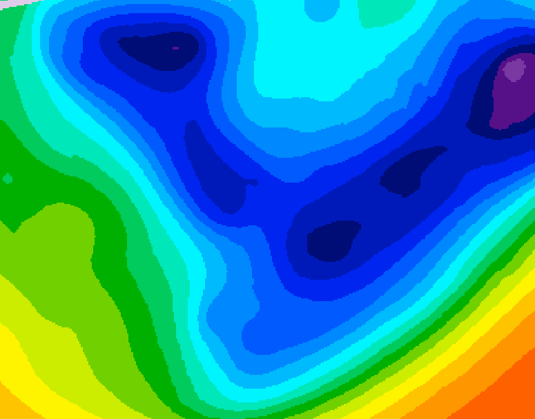 GDPS 500 millibar geopotential height 144 hour forecast chart for Canada based on 2026/01/20 0000Z data