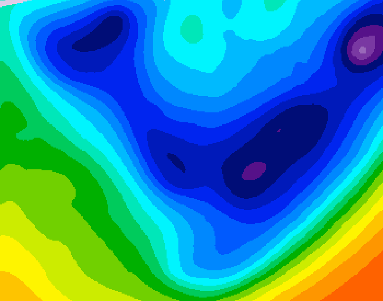 GDPS 500 millibar geopotential height 156 hour forecast chart for Canada based on 2026/01/20 0000Z data