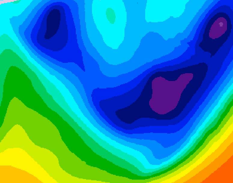 GDPS 500 millibar geopotential height 168 hour forecast chart for Canada based on 2026/01/20 0000Z data