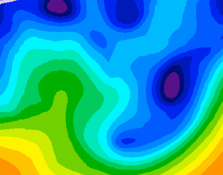 GDPS 500 millibar geopotential height 234 hour forecast chart for Canada based on 2026/01/20 0000Z data