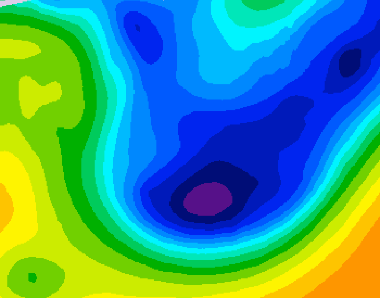 GDPS 500 millibar geopotential height 060 hour forecast chart for Canada based on 2026/01/20 1200Z data