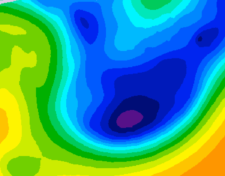 GDPS 500 millibar geopotential height 066 hour forecast chart for Canada based on 2026/01/20 1200Z data