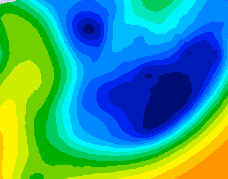 GDPS 500 millibar geopotential height 084 hour forecast chart for Canada based on 2026/01/20 1200Z data