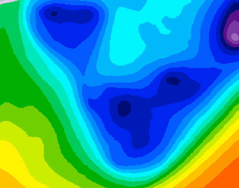 GDPS 500 millibar geopotential height 144 hour forecast chart for Canada based on 2026/01/20 1200Z data