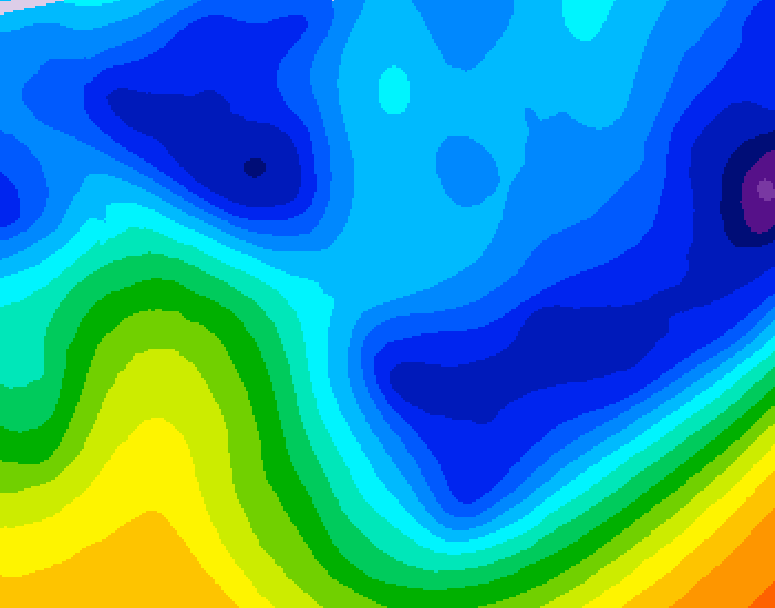 GDPS 500 millibar geopotential height 192 hour forecast chart for Canada based on 2026/01/20 1200Z data