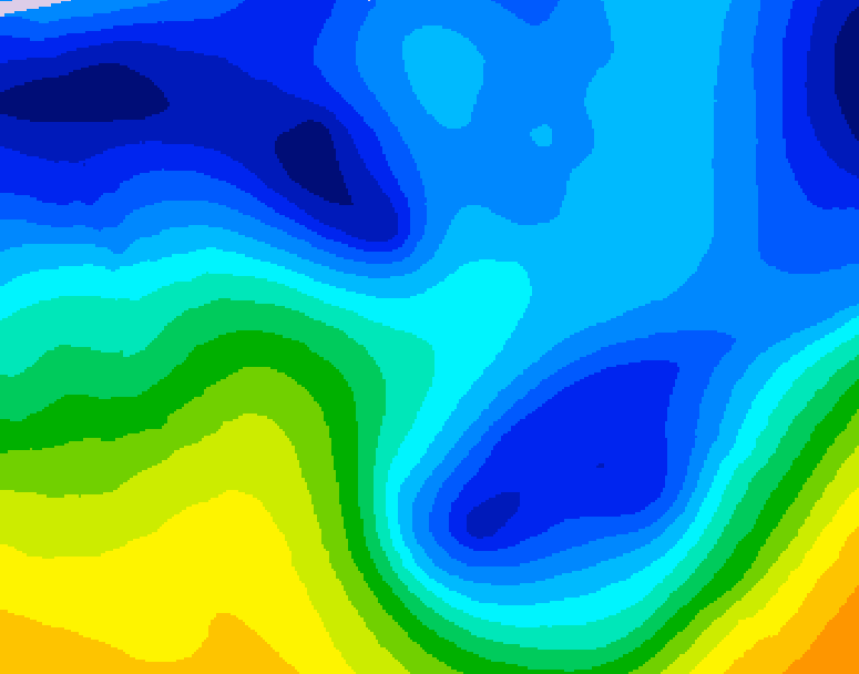 GDPS 500 millibar geopotential height 210 hour forecast chart for Canada based on 2026/01/20 1200Z data