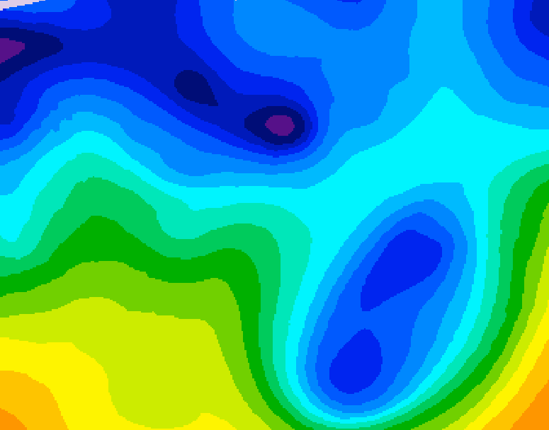 GDPS 500 millibar geopotential height 228 hour forecast chart for Canada based on 2026/01/20 1200Z data