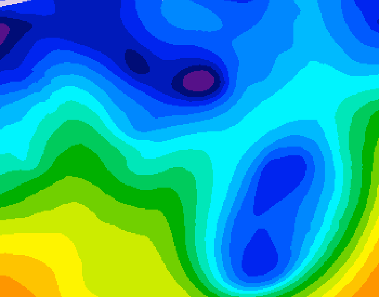 GDPS 500 millibar geopotential height 234 hour forecast chart for Canada based on 2026/01/20 1200Z data