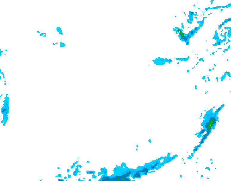 GDPS precipitation 108 hour forecast chart for Canada based on 2026/01/20 0000Z data
