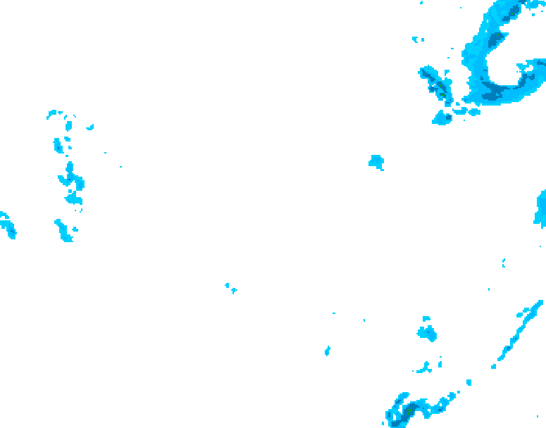 GDPS precipitation 156 hour forecast chart for Canada based on 2026/01/20 0000Z data
