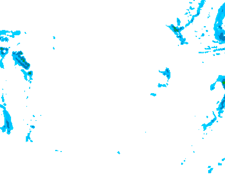 GDPS precipitation 210 hour forecast chart for Canada based on 2026/01/20 0000Z data