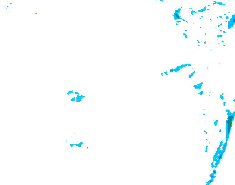 GDPS precipitation 006 hour forecast chart for Canada based on 2026/01/20 1200Z data