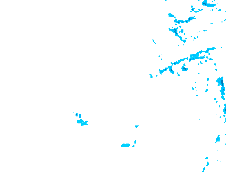 GDPS precipitation 018 hour forecast chart for Canada based on 2026/01/20 1200Z data