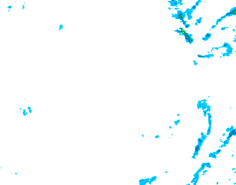 GDPS precipitation 054 hour forecast chart for Canada based on 2026/01/20 1200Z data