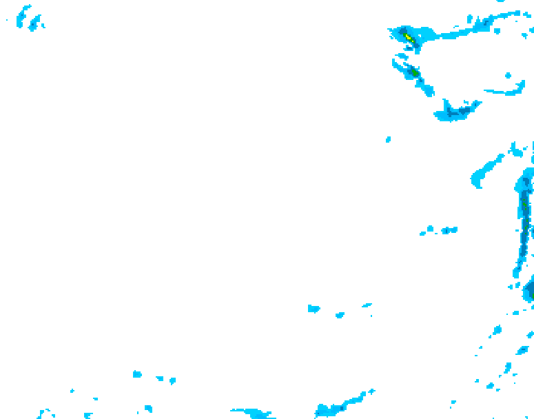 GDPS precipitation 072 hour forecast chart for Canada based on 2026/01/20 1200Z data