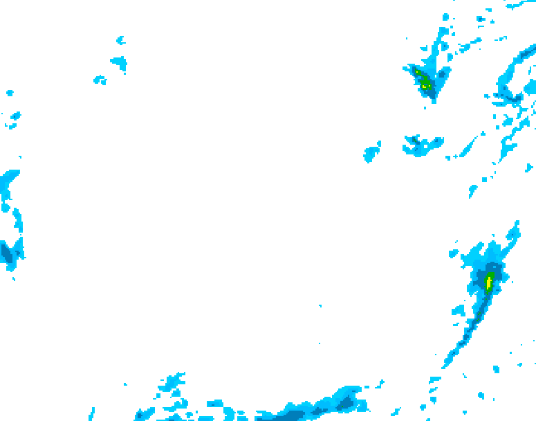 GDPS precipitation 096 hour forecast chart for Canada based on 2026/01/20 1200Z data