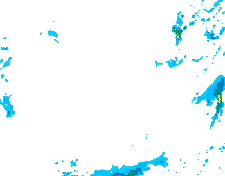 GDPS precipitation 102 hour forecast chart for Canada based on 2026/01/20 1200Z data