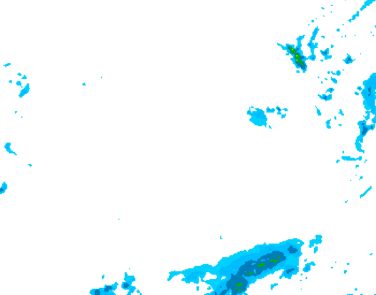 GDPS precipitation 114 hour forecast chart for Canada based on 2026/01/20 1200Z data