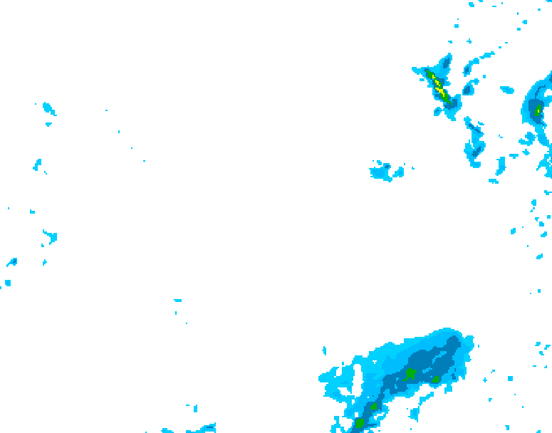 GDPS precipitation 120 hour forecast chart for Canada based on 2026/01/20 1200Z data