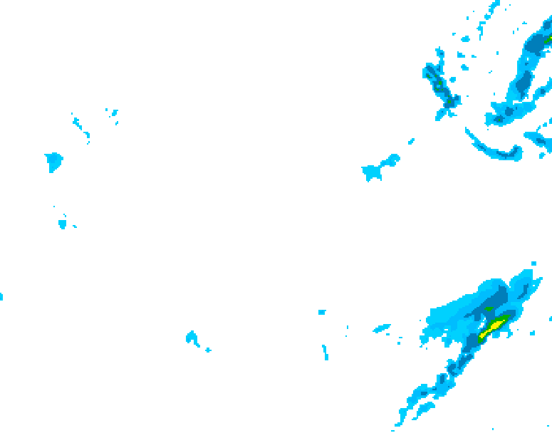 GDPS precipitation 132 hour forecast chart for Canada based on 2026/01/20 1200Z data
