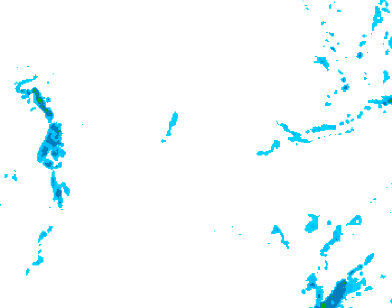 GDPS precipitation 204 hour forecast chart for Canada based on 2026/01/20 1200Z data