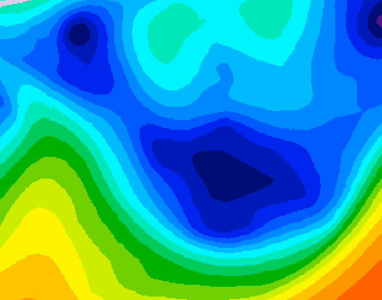 GDPS 500 millibar geopotential height 156 hour forecast chart for Canada based on 2026/01/21 0000Z data