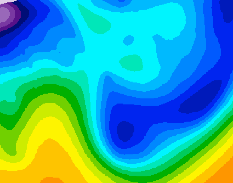 GDPS 500 millibar geopotential height 186 hour forecast chart for Canada based on 2026/01/21 0000Z data