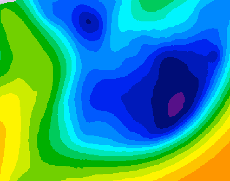 GDPS 500 millibar geopotential height 060 hour forecast chart for Canada based on 2026/01/21 1200Z data
