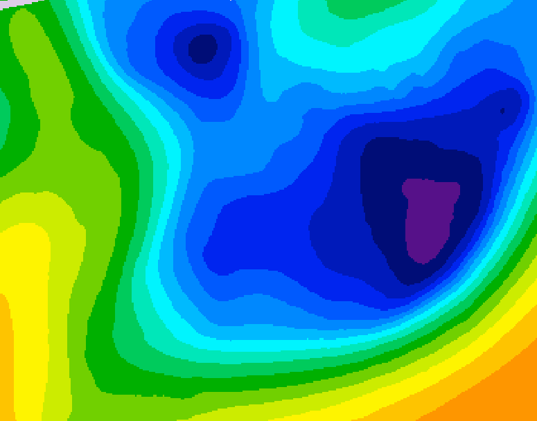 GDPS 500 millibar geopotential height 066 hour forecast chart for Canada based on 2026/01/21 1200Z data
