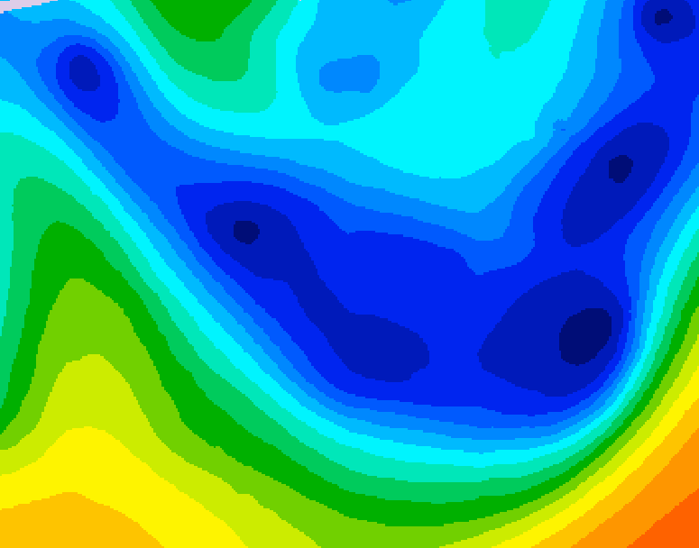 GDPS 500 millibar geopotential height 144 hour forecast chart for Canada based on 2026/01/21 1200Z data