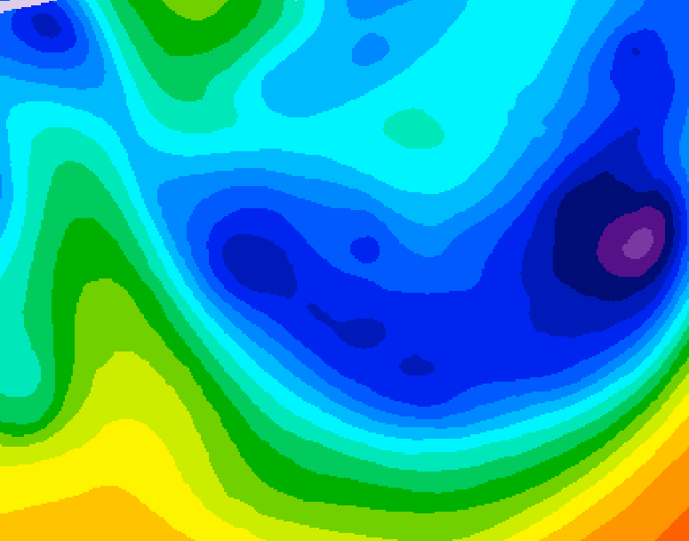 GDPS 500 millibar geopotential height 156 hour forecast chart for Canada based on 2026/01/21 1200Z data
