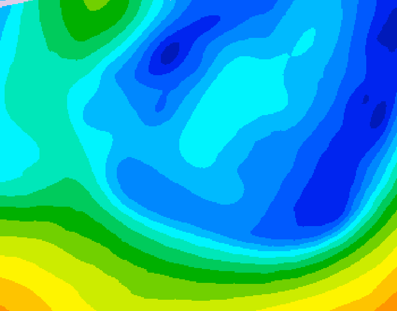 GDPS 500 millibar geopotential height 204 hour forecast chart for Canada based on 2026/01/21 1200Z data