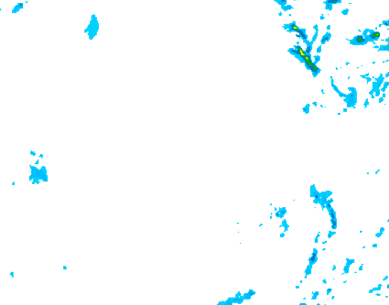 GDPS precipitation 036 hour forecast chart for Canada based on 2026/01/21 0000Z data