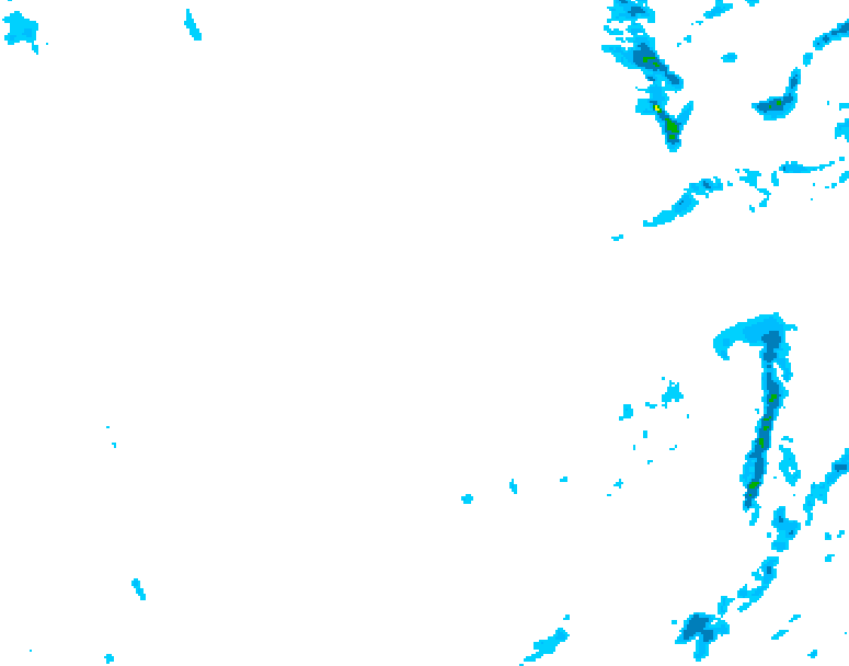 GDPS precipitation 048 hour forecast chart for Canada based on 2026/01/21 0000Z data