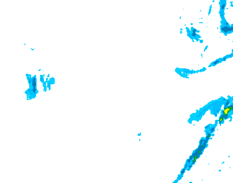 GDPS precipitation 132 hour forecast chart for Canada based on 2026/01/21 0000Z data