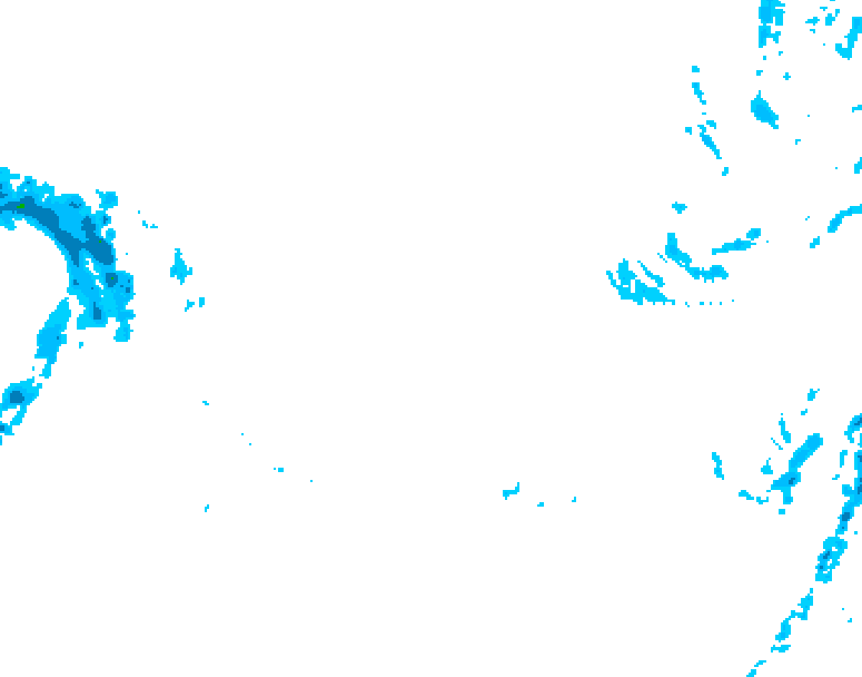 GDPS precipitation 156 hour forecast chart for Canada based on 2026/01/21 0000Z data