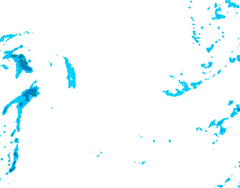 GDPS precipitation 180 hour forecast chart for Canada based on 2026/01/21 0000Z data