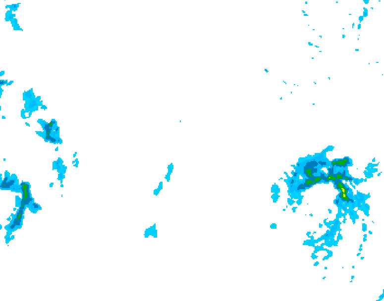 GDPS precipitation 234 hour forecast chart for Canada based on 2026/01/21 0000Z data