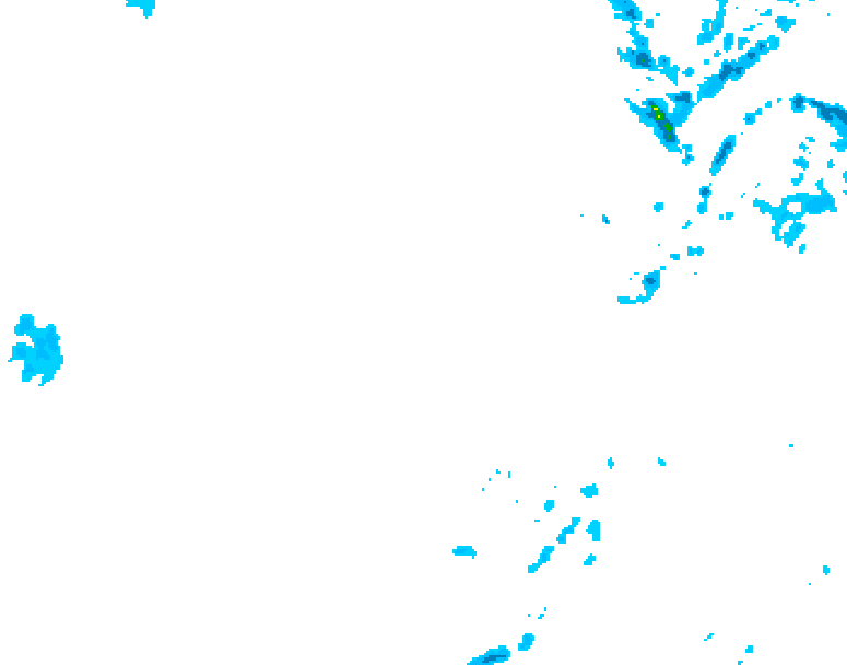 GDPS precipitation 012 hour forecast chart for Canada based on 2026/01/21 1200Z data