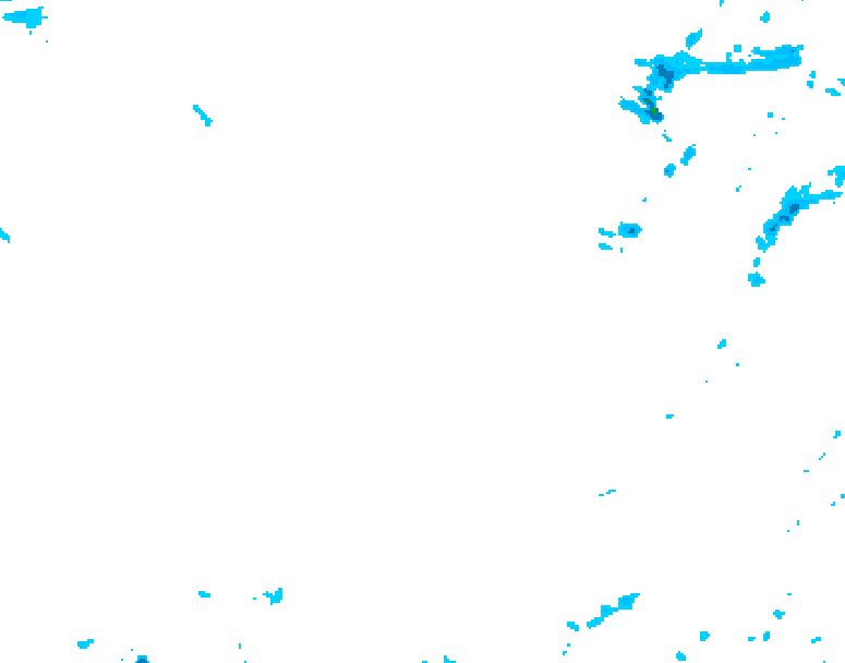 GDPS precipitation 054 hour forecast chart for Canada based on 2026/01/21 1200Z data
