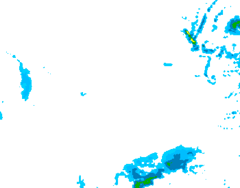 GDPS precipitation 096 hour forecast chart for Canada based on 2026/01/21 1200Z data