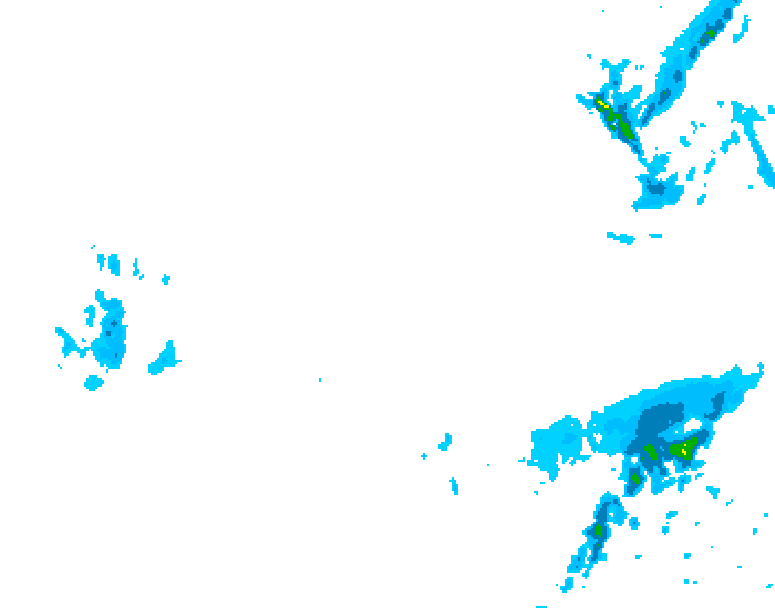 GDPS precipitation 114 hour forecast chart for Canada based on 2026/01/21 1200Z data