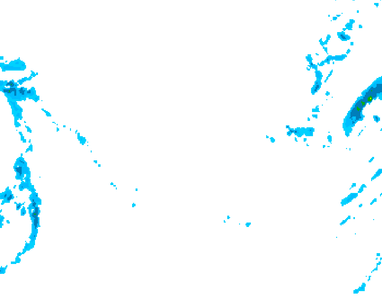 GDPS precipitation 156 hour forecast chart for Canada based on 2026/01/21 1200Z data