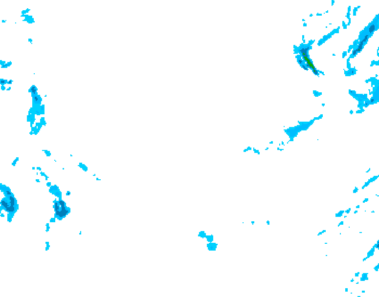 GDPS precipitation 174 hour forecast chart for Canada based on 2026/01/21 1200Z data