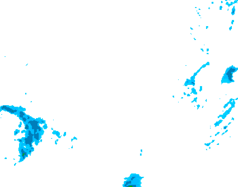 GDPS precipitation 222 hour forecast chart for Canada based on 2026/01/21 1200Z data