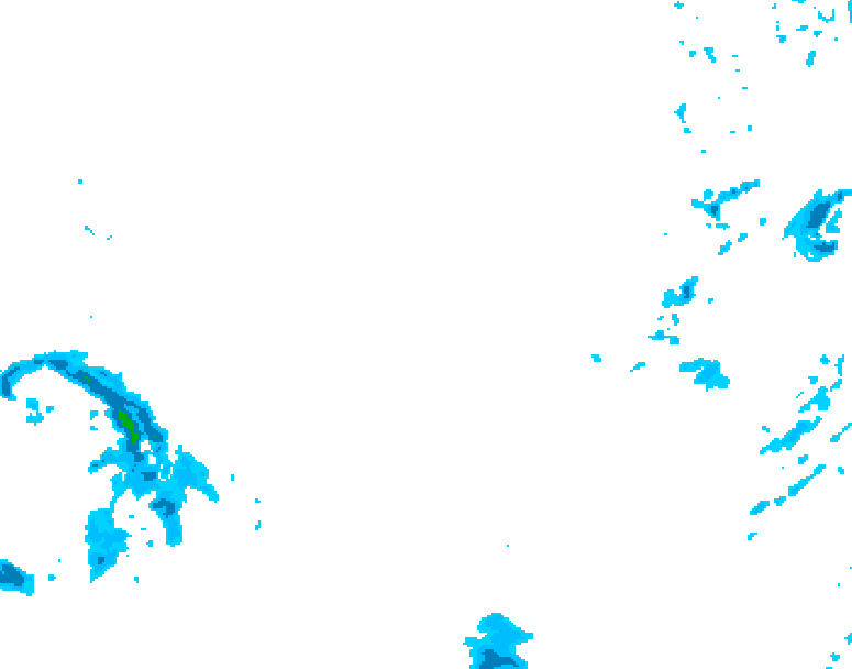 GDPS precipitation 228 hour forecast chart for Canada based on 2026/01/21 1200Z data
