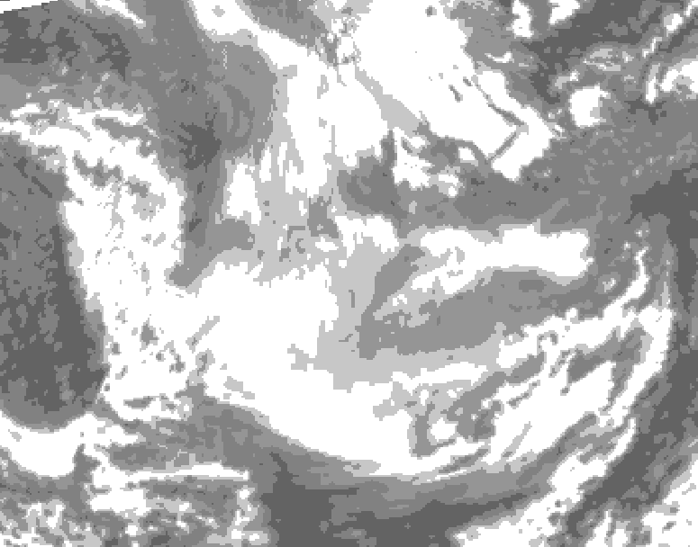 GDPS total cloud 060 hour forecast chart for Canada based on 2026/01/21 0000Z data